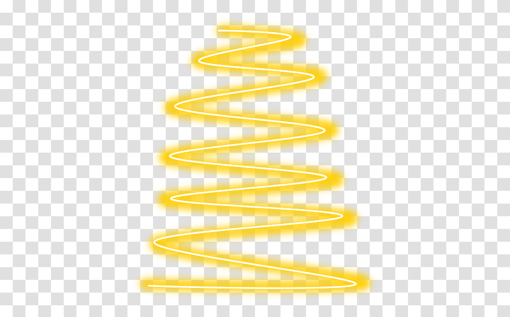 Neon Download Yellow Neon Spiral, Coil Transparent Png