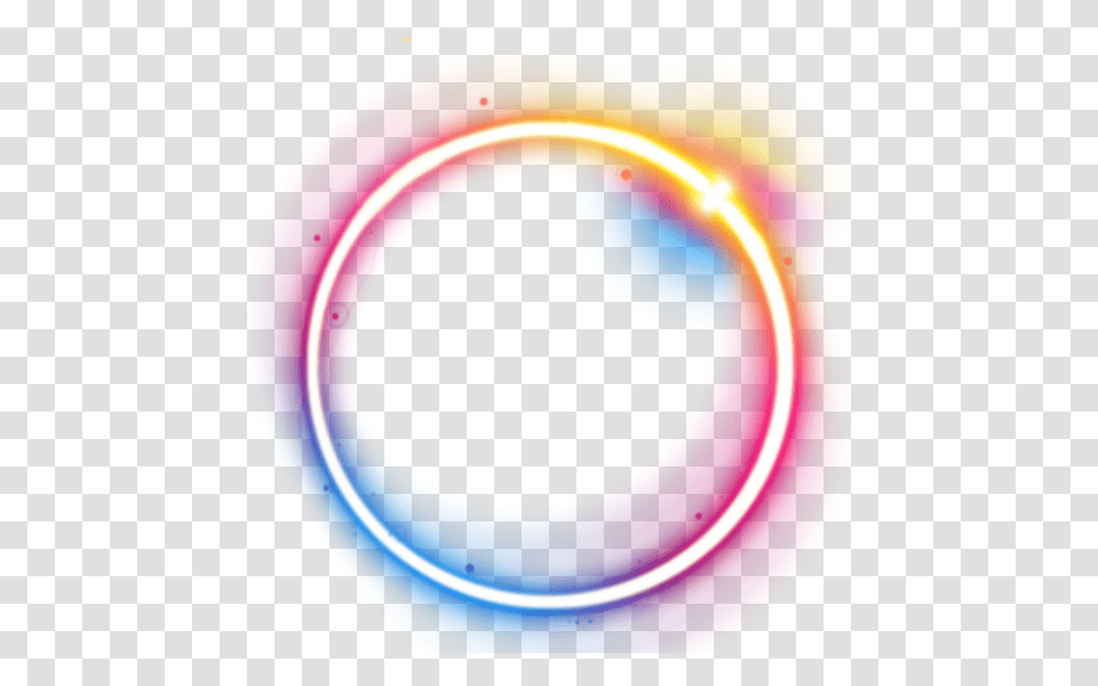 Neon Eclipse Light Lights Ring Planet Circle Neon Circle, Tape, Pattern, Sphere, Ornament Transparent Png