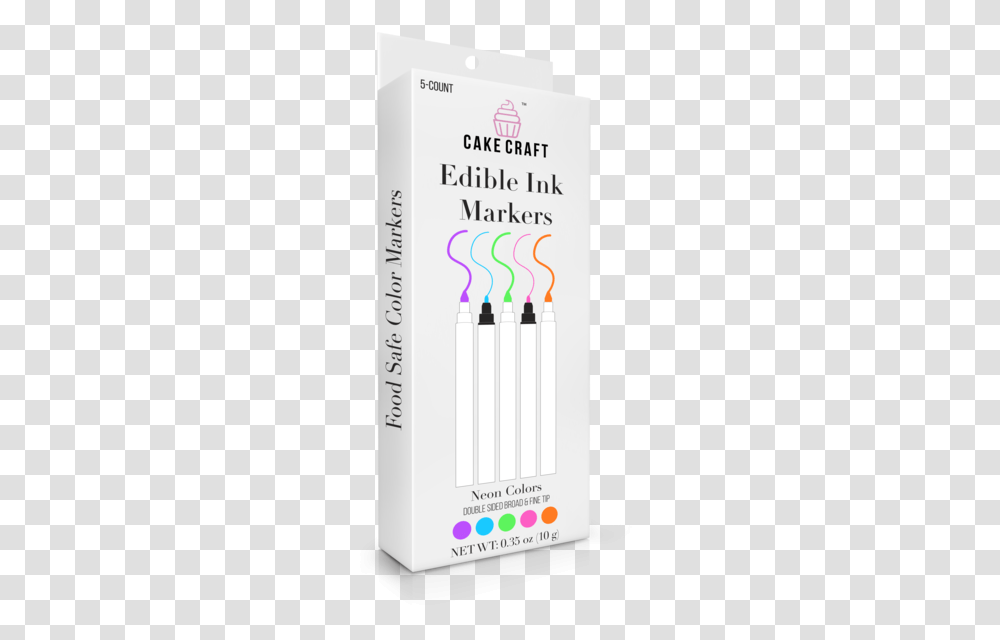 Neon Edible Markers 5 Pack Graphic Design, Flyer, Poster, Paper, Advertisement Transparent Png