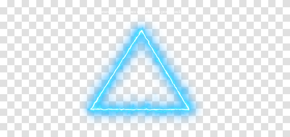 Neon Effect Light Effect For Picsart, Triangle Transparent Png