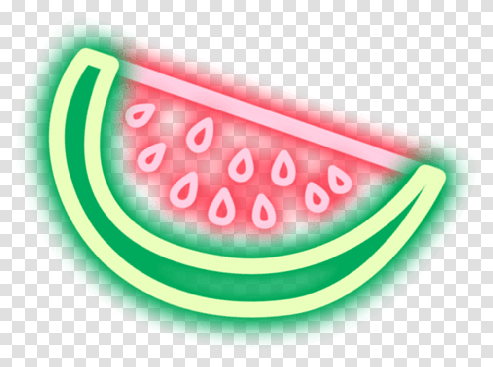 Neon Fruit, Plant, Food, Watermelon Transparent Png