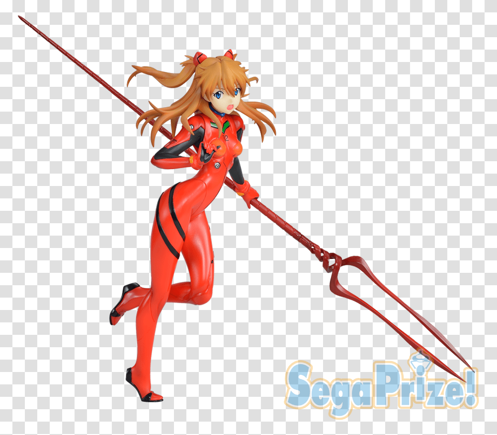 Neon Genesis Evangelion Asuka Figure, Weapon, Weaponry, Spear, Trident Transparent Png