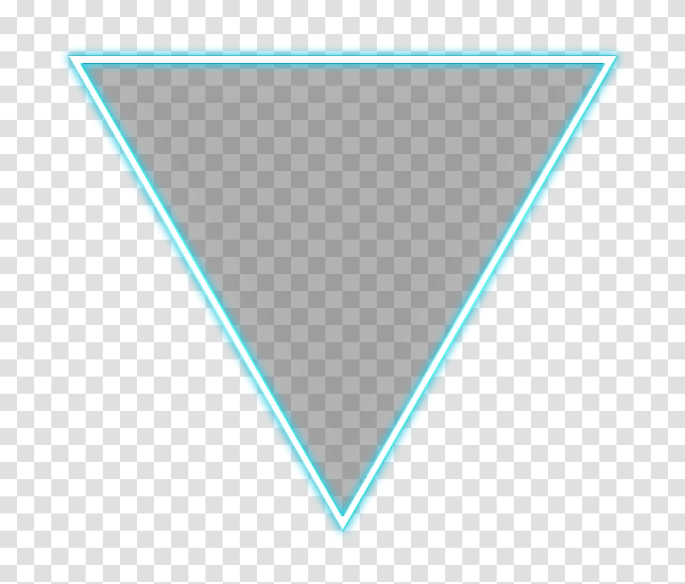Neon Glow Effect Neoneffect Border Triangleart Triangle, Mobile Phone, Electronics, Cell Phone, Plectrum Transparent Png