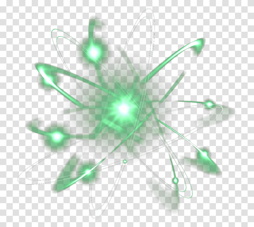 Neon Glow Green Design Magic Cool Light Magic Effects Green, Lighting, Bow, Symbol, Ornament Transparent Png