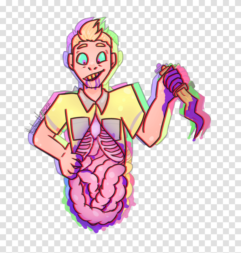 Neon Gore Daniel, Person, Drawing Transparent Png