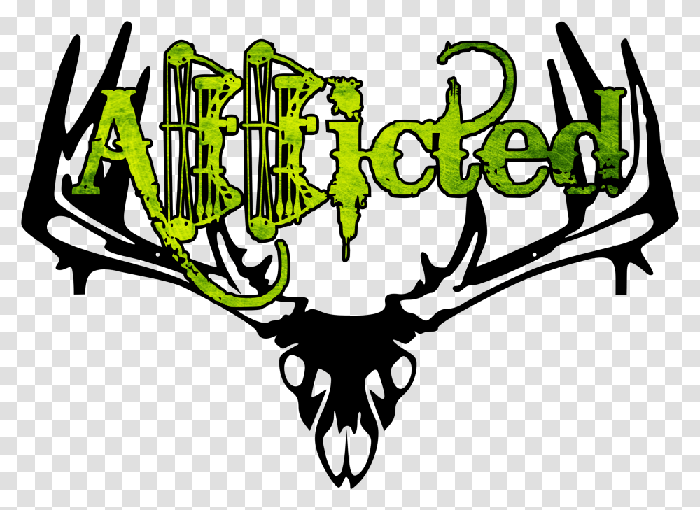 Neon Green Addicted Pse Archery Logo, Text, Label, Alphabet, Number Transparent Png