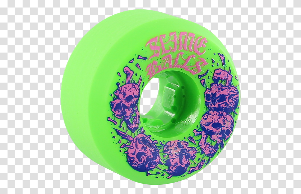 Neon Green Circle, Frisbee, Toy Transparent Png