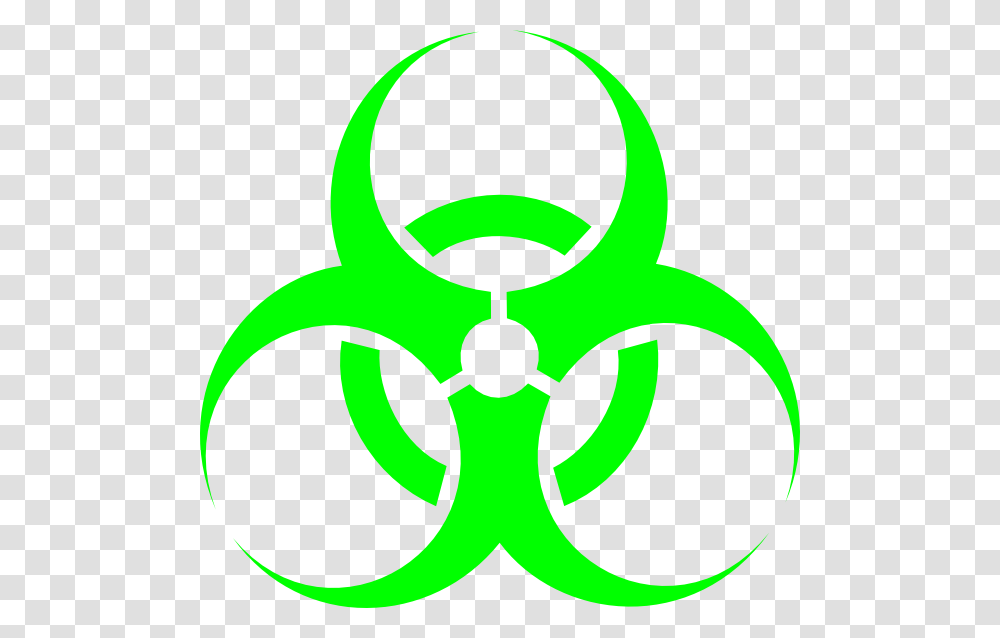 Neon Green Svg Clip Arts Biohazard Symbol, Logo, Trademark, Recycling Symbol Transparent Png