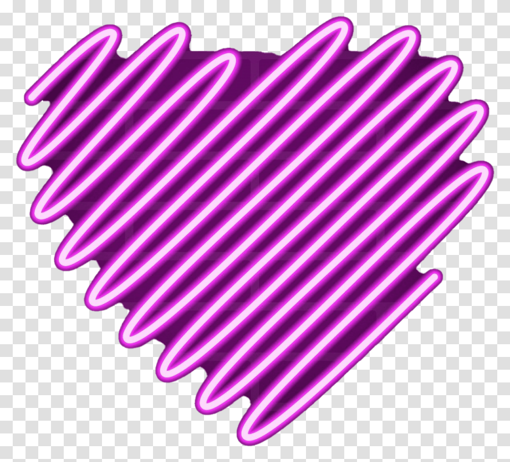Neon Heart Background Illustration, Light, Purple, Mixer, Appliance Transparent Png