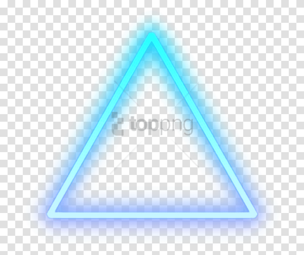 Neon Heart Triangle Neon Light Triangle, Label, Text, Chair, Furniture Transparent Png