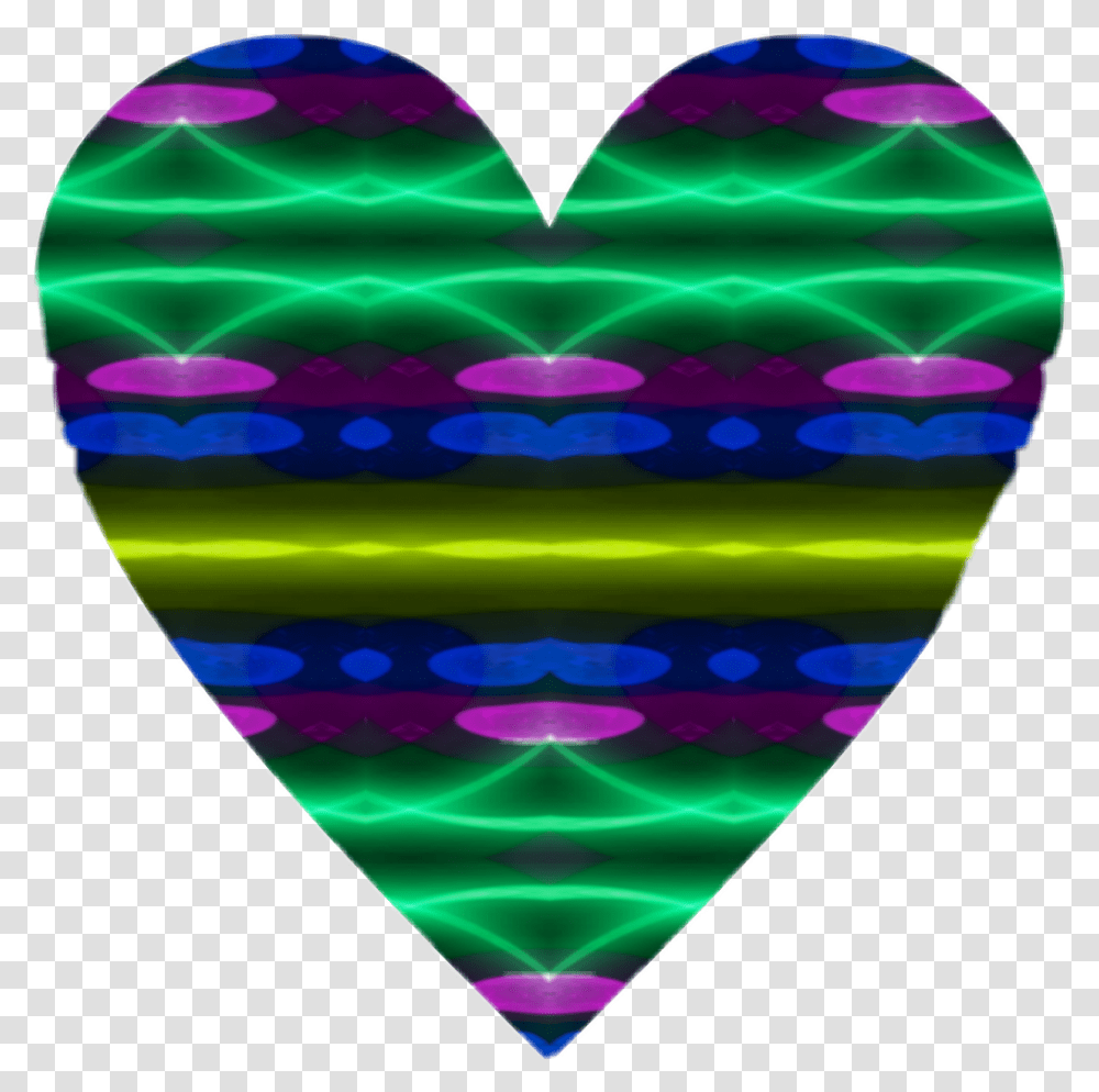Neon Herat Heart, Plectrum, Rug Transparent Png