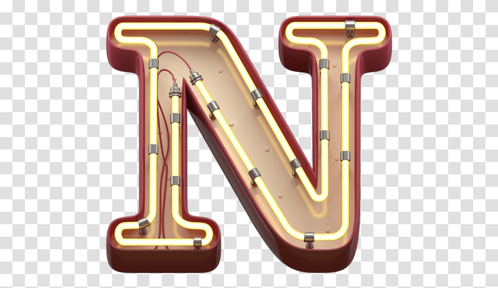 Neon Letters, Alphabet, Light Transparent Png