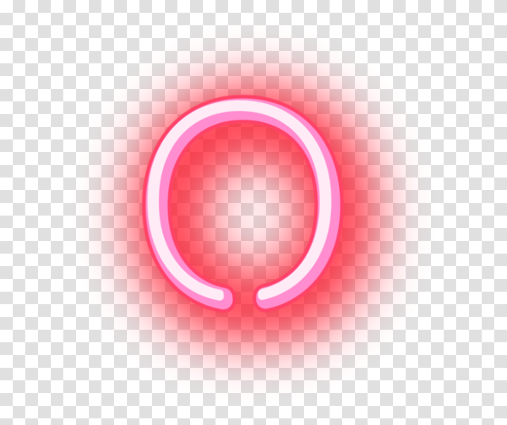 Neon Letters Clipart Circle, Light, Frisbee, Toy, Tape Transparent Png