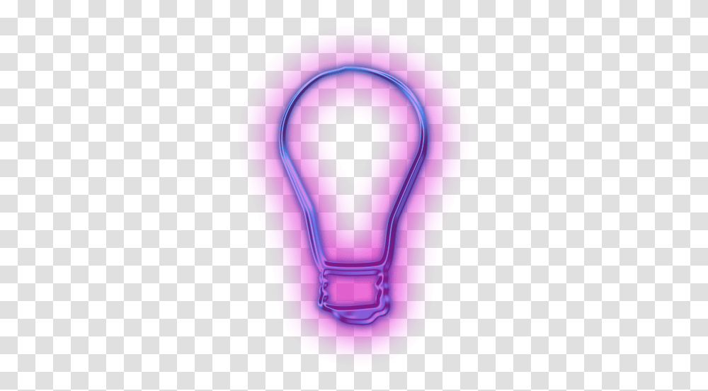 Neon Light Bulb Light Bulb Neon Transparent Png