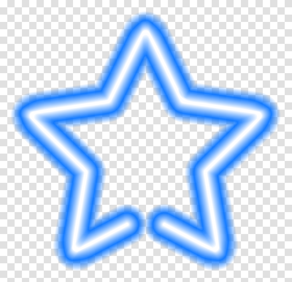 Neon Light Neon Star Background Transparent Png