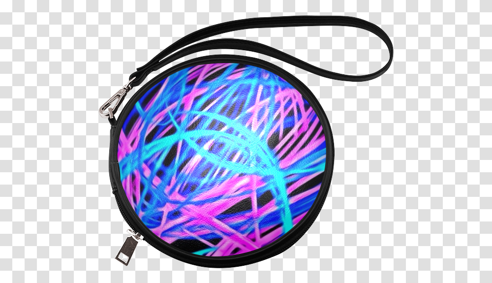 Neon Light Show Blue Round Makeup Bag Cartoon Sugar Bags, Sunglasses, Accessories, Accessory, Magnifying Transparent Png