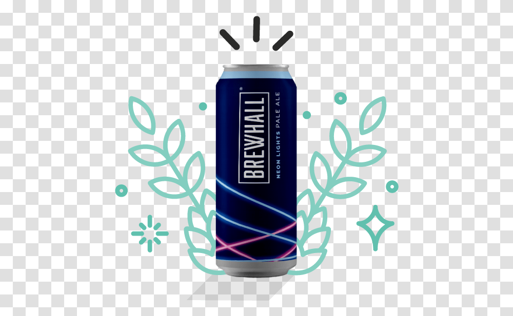 Neon Lights Pale Ale - Brewhall Vancouver Bc Brewhall Neon Lights, Tin, Can, Spray Can, Shaker Transparent Png