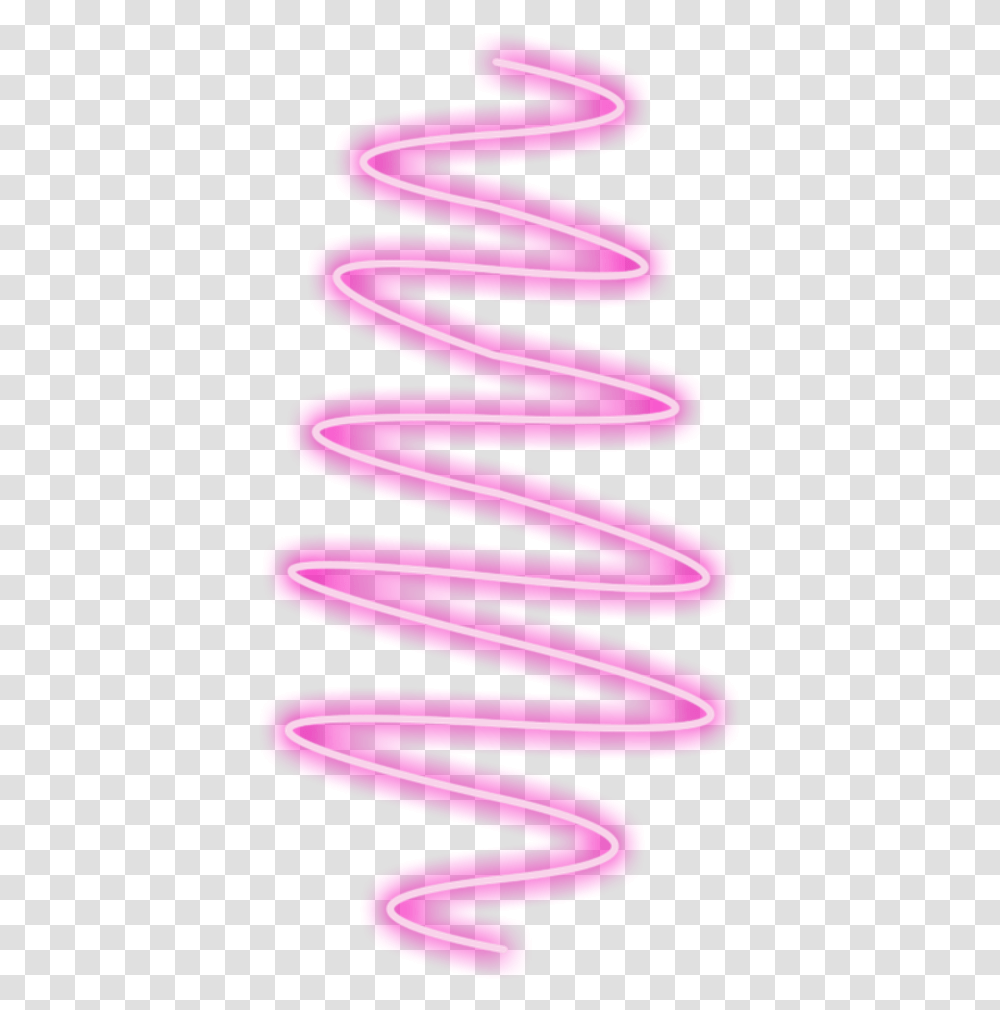 Neon Line Glowing Neon Line, Light, Spiral, Coil, Purple Transparent Png