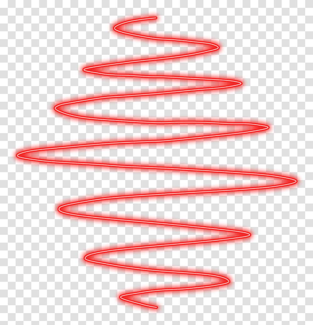 Neon Line Spiral Lines Spirals Red Freetoedit Red Neon Spiral Transparent Png