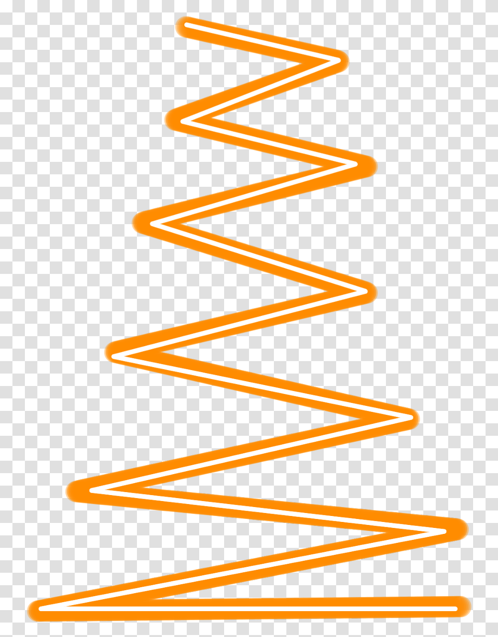 Neon Linelines Freetoedit Spiral Orange Geometric Neon Orange Line, Light Transparent Png