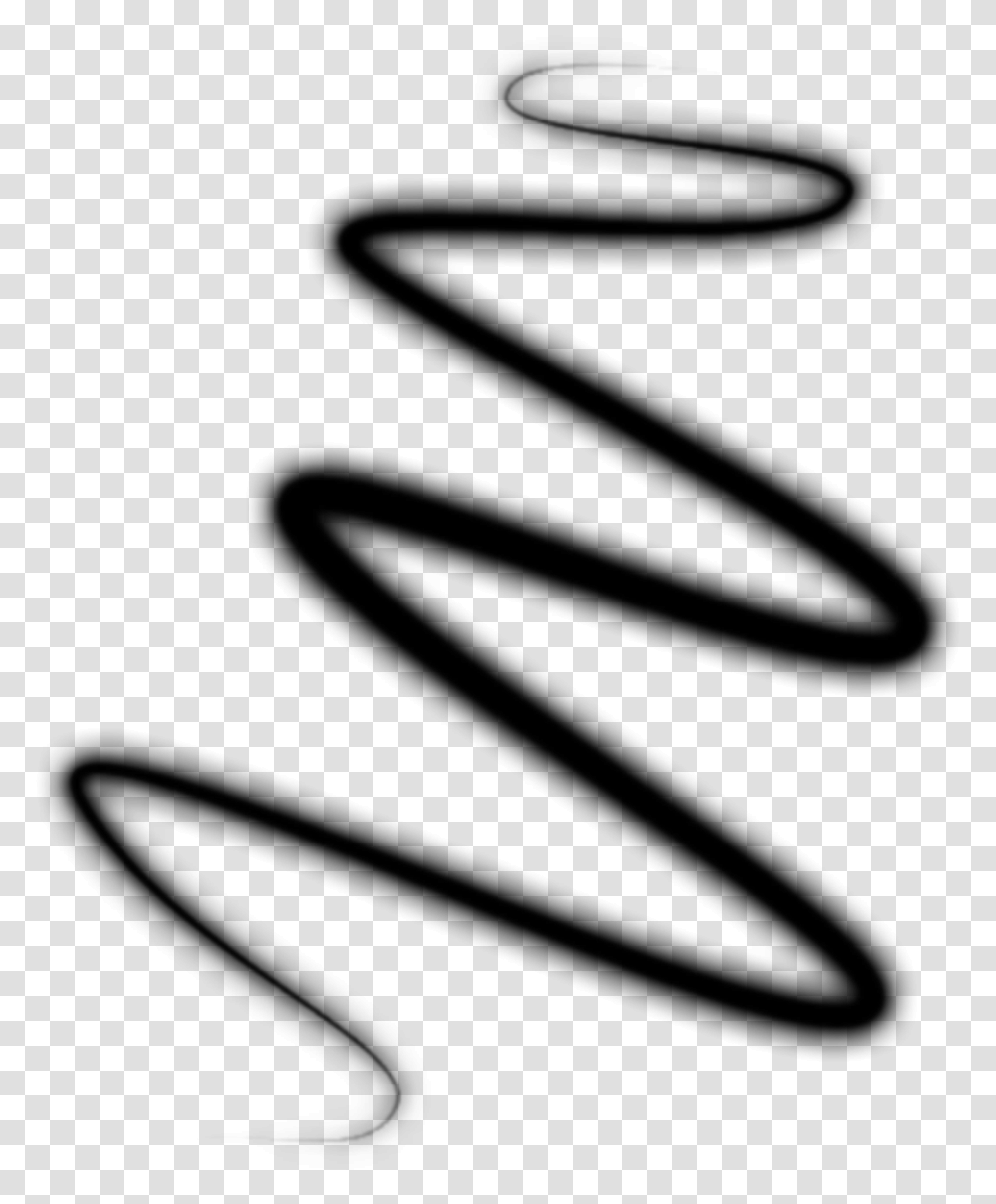 Neon Linespiral Lines Spirals Black Freetoedit Neon Spiral, Gray Transparent Png