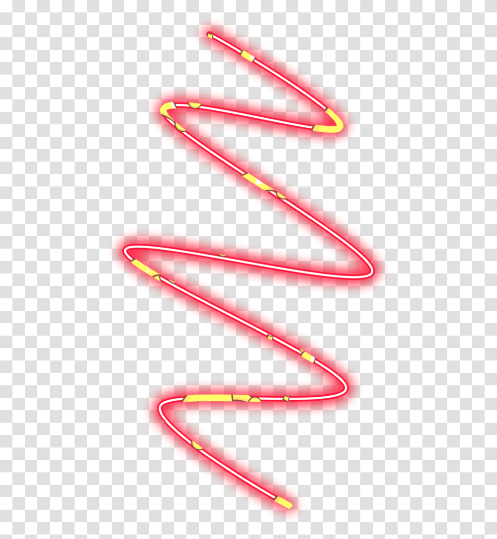 Neon Linespiralfreetoedit Red Geometric Border Parallel, Light, Scissors, Blade, Weapon Transparent Png