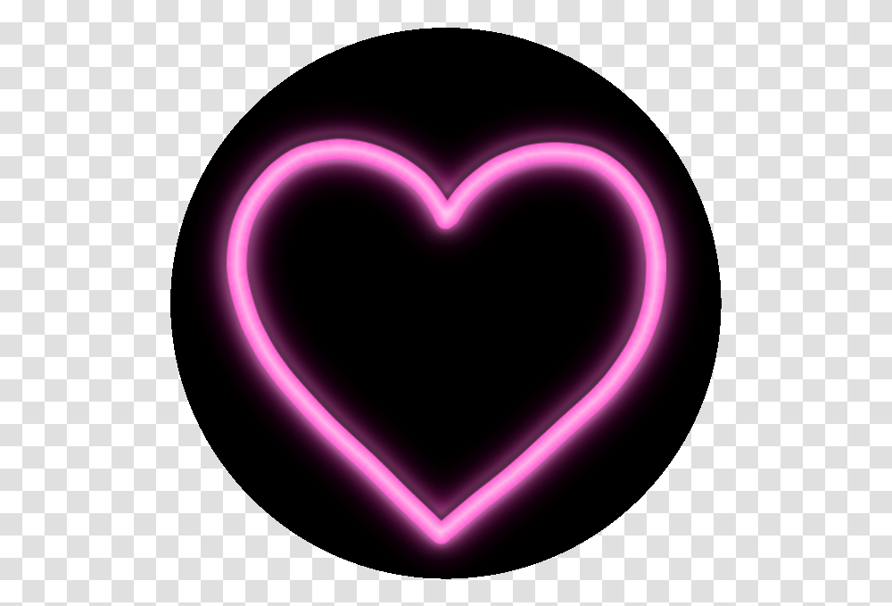 Neon Love & Clipart Free Heart, Light Transparent Png