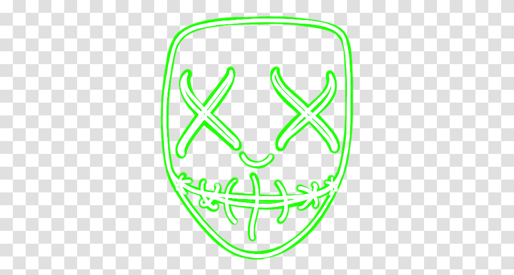 Neon Mask Hd, Light, Alphabet Transparent Png