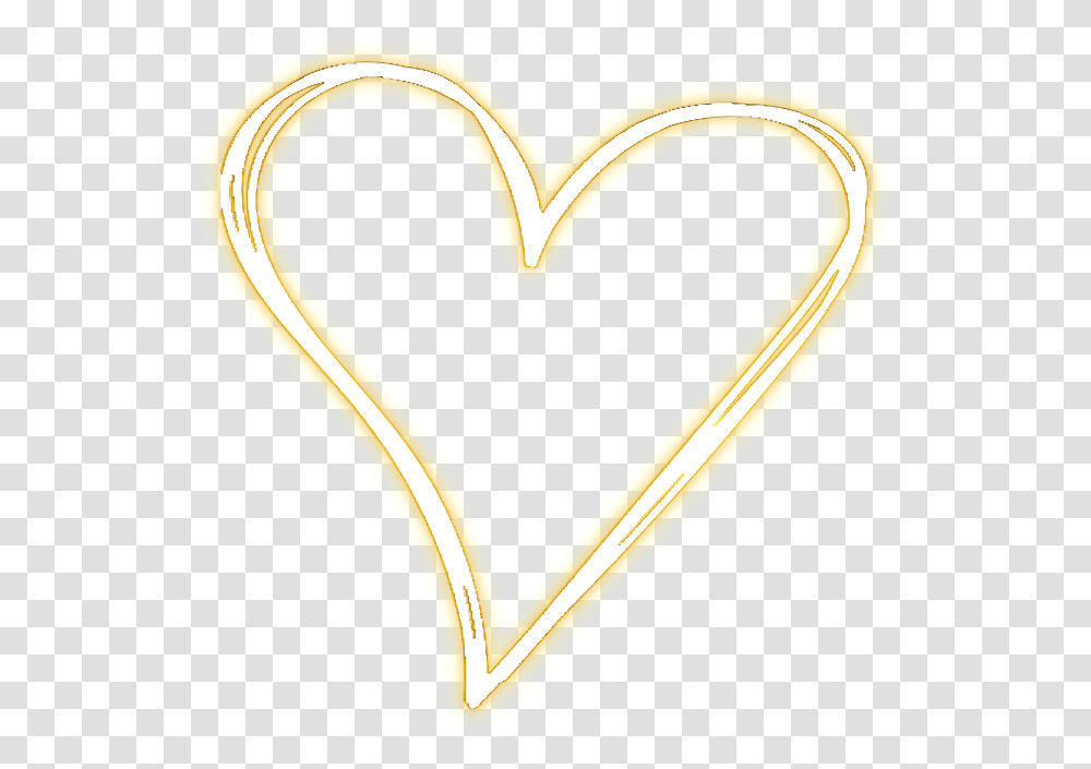 Neon Neon Heart Love Valentinesday Inlove Frame Heart, Banana, Fruit, Plant, Food Transparent Png