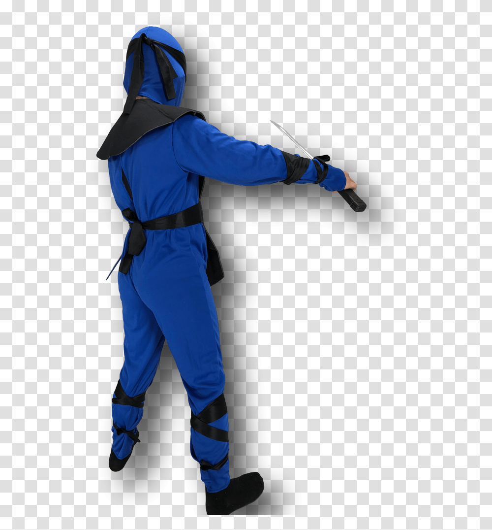 Neon Ninja Blue Costume Cosplay, Person, Sport, Duel, Martial Arts Transparent Png