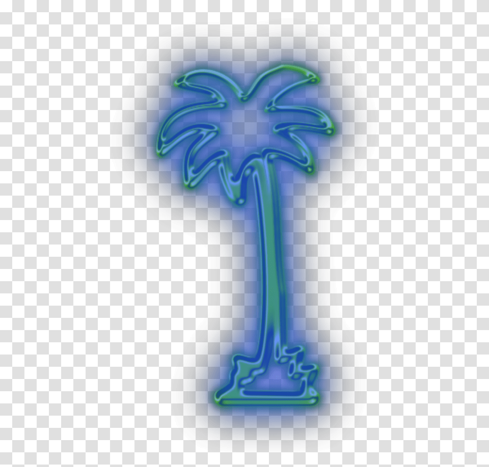 Neon Palm Tree Neon Palm Tree, Light Transparent Png