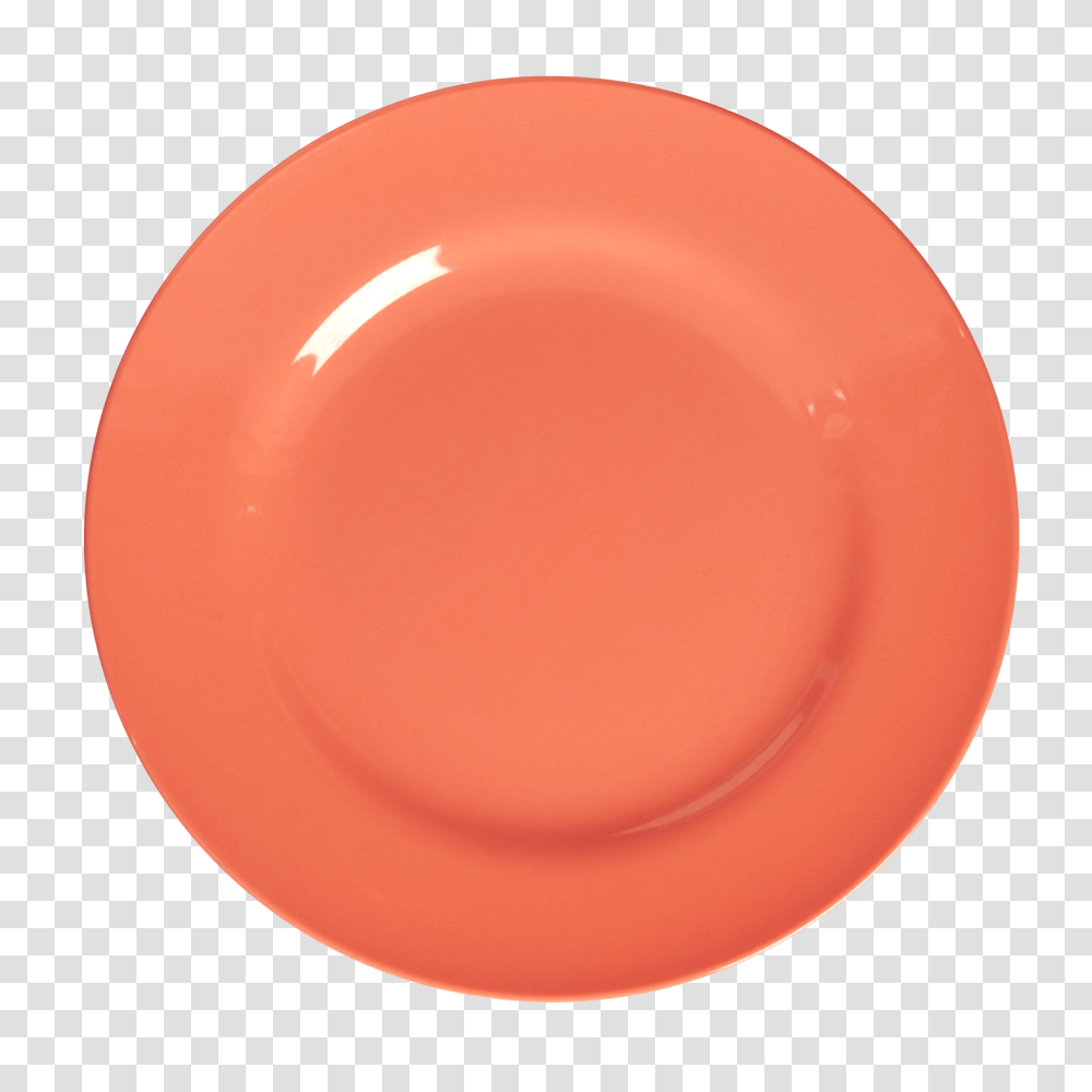 Neon Pastel Orange Melamine Dinner Plate, Porcelain, Pottery, Saucer Transparent Png