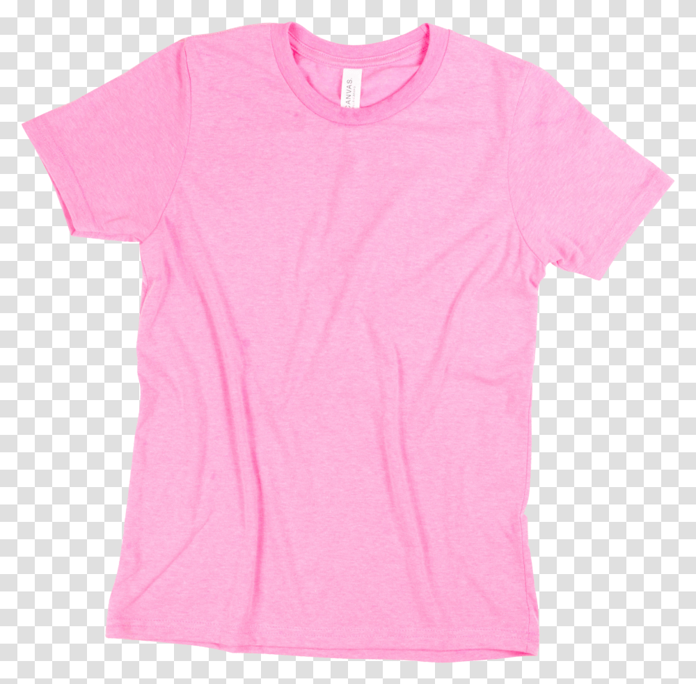 Neon Pink Canvas, Apparel, T-Shirt, Sleeve Transparent Png