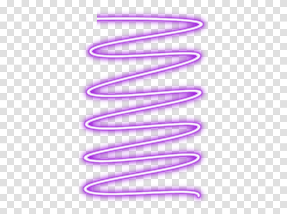 Neon Purple Purple Neon Swirl, Spiral, Coil, Light Transparent Png