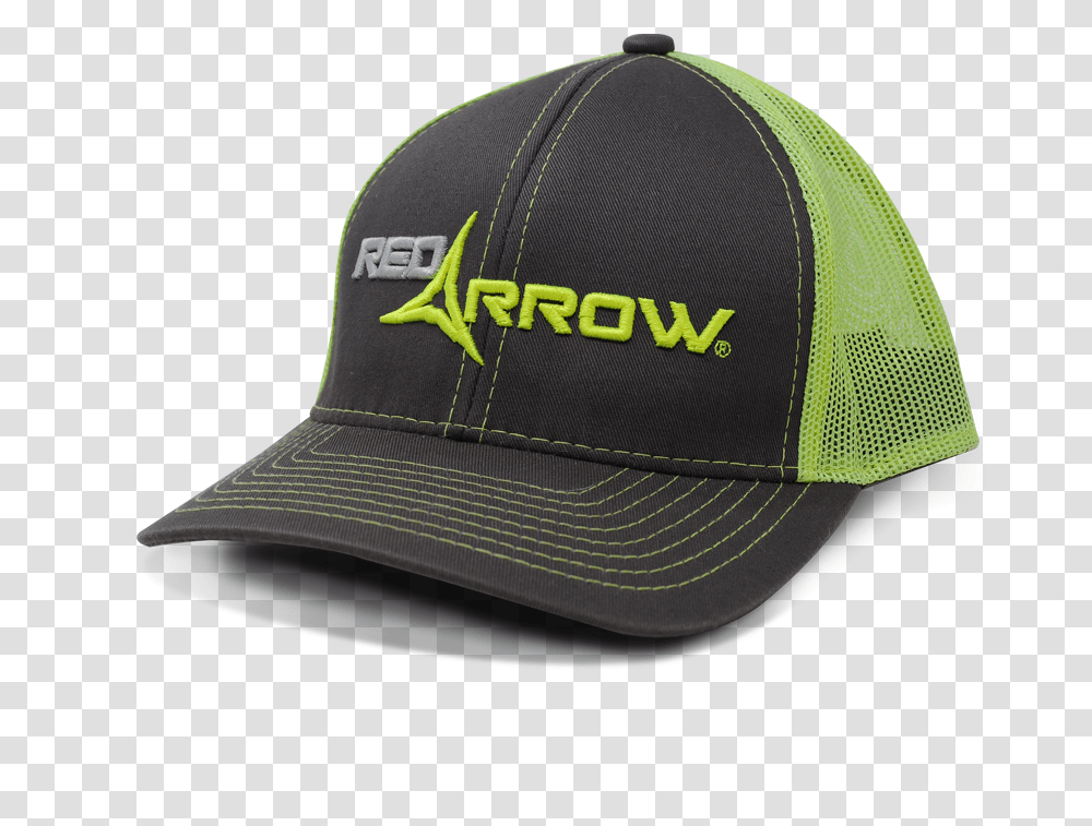 Neon Red Arrow Logo Trucker Hat For Baseball, Clothing, Apparel, Baseball Cap Transparent Png