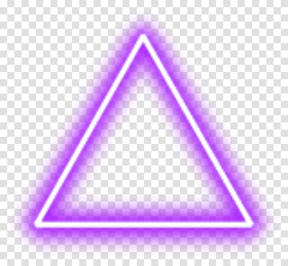 Neon Red Triangle Transparent Png