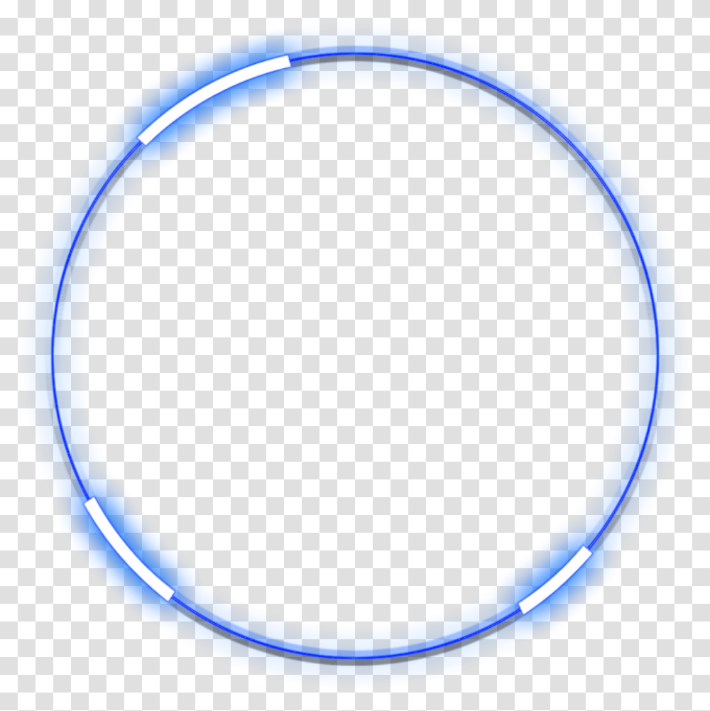 Neon Round Blue Freetoedit Circle Frame Border Blue Circle, Hoop, Jewelry, Accessories, Accessory Transparent Png