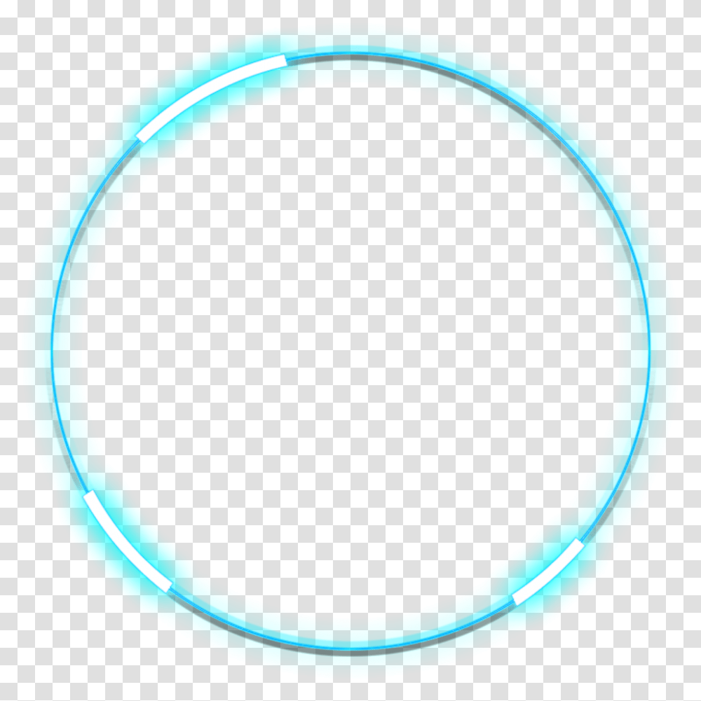 Neon Roundblue Freetoedit Circle Frame Border Circle, Hoop, Accessories, Accessory, Jewelry Transparent Png