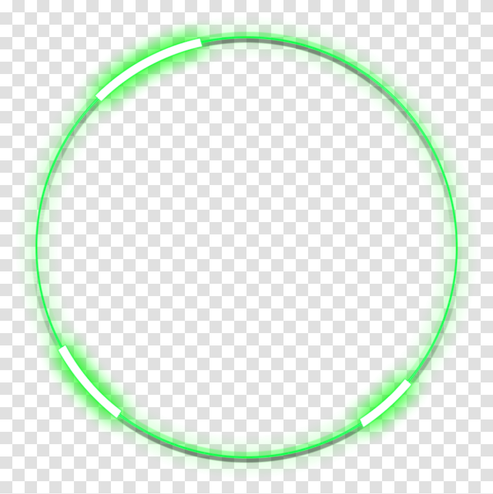 Neon Roundgreen Freetoedit Circle Frame Border Round Neon Frame, Light, Lighting, Jewelry, Accessories Transparent Png