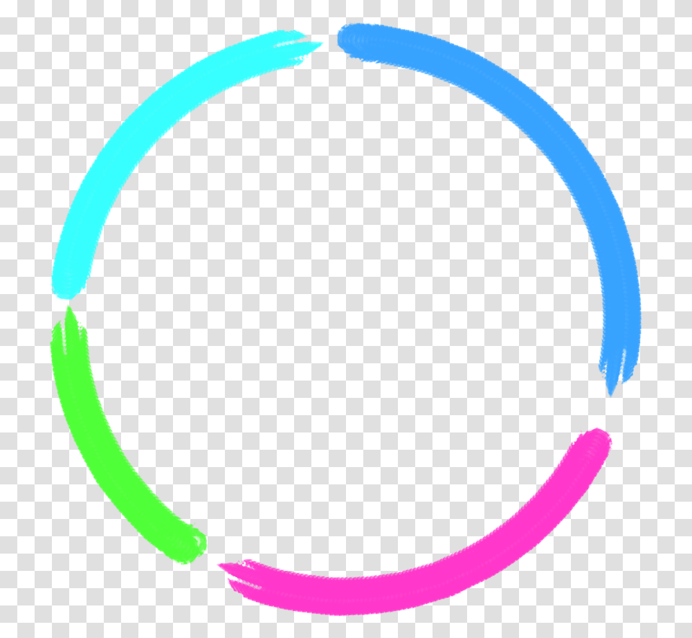 Neon Roundkpop Colorful Freetoedit Circle Frame, Accessories, Accessory, Apparel Transparent Png