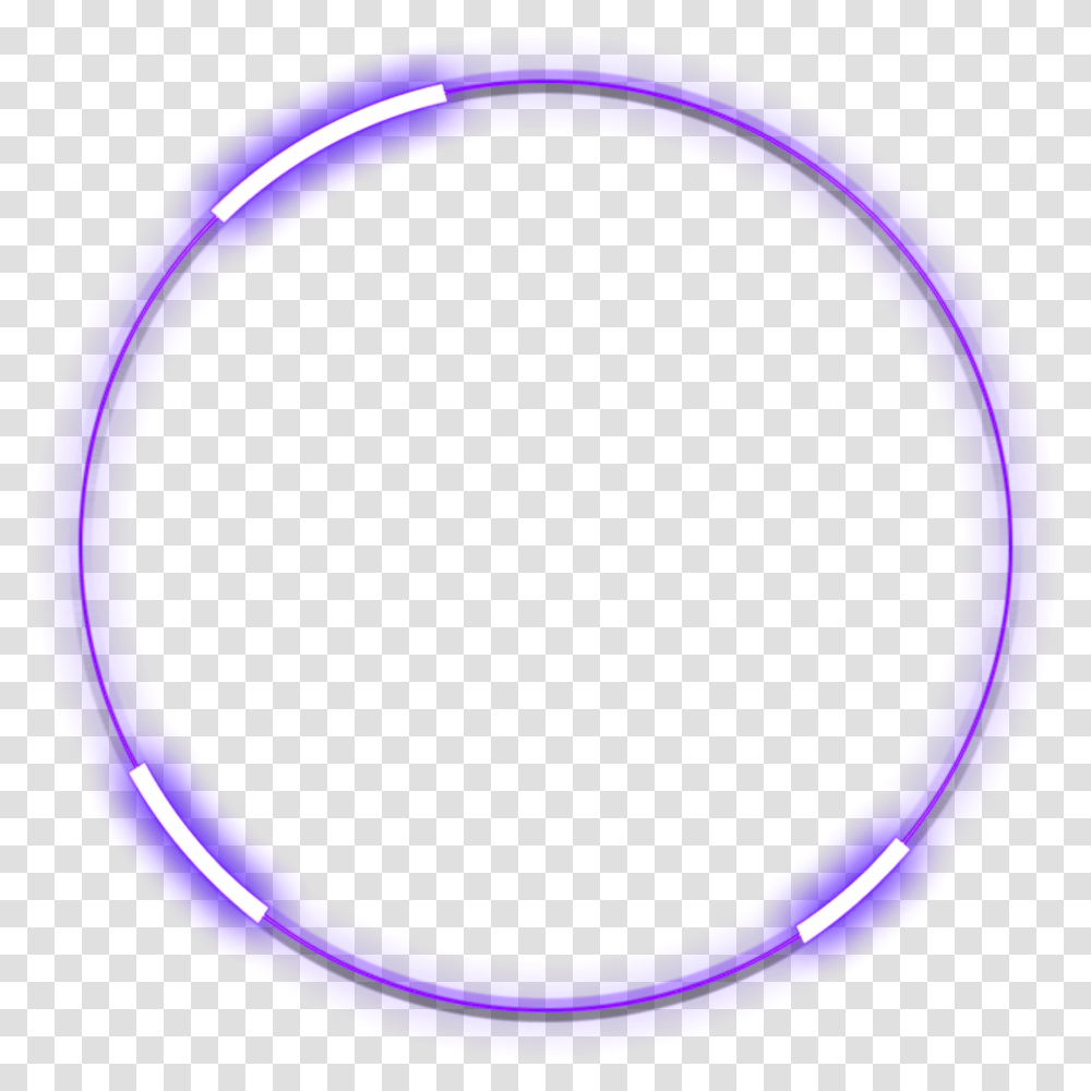 Neon Roundpurple Freetoedit Circle Frame Border Neon Circle, Hoop, Accessories, Accessory, Jewelry Transparent Png