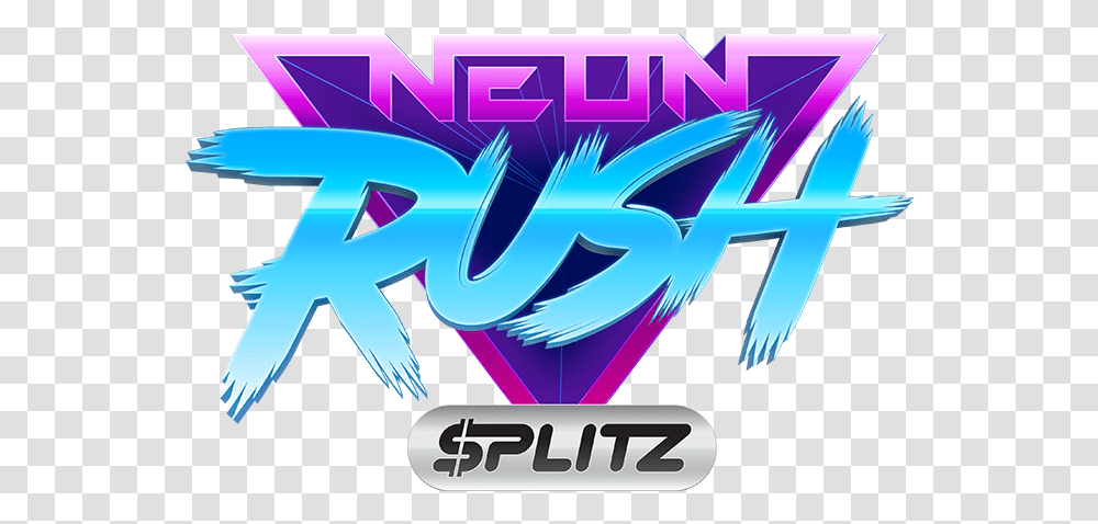 Neon Rush Splitz Slot, Poster, Advertisement Transparent Png