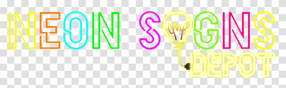 Neon Signs Depot Graphic Design, Light, Lightbulb Transparent Png