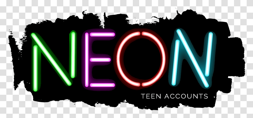 Neon Teen Account Logo 13 Neon, Light, Alphabet, Purple Transparent Png