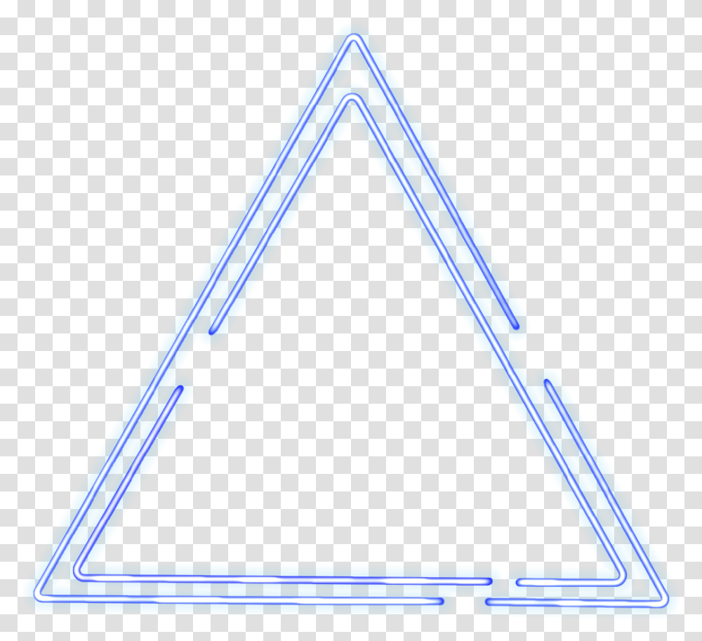 Neon Triangle Clipart Triangle Transparent Png