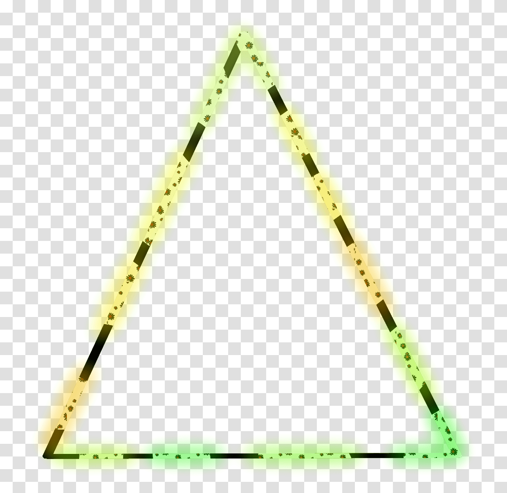 Neon Triangle Colorful Kpop Triangles Aesthetic Triangle, Axe, Tool, Hammer, Bag Transparent Png