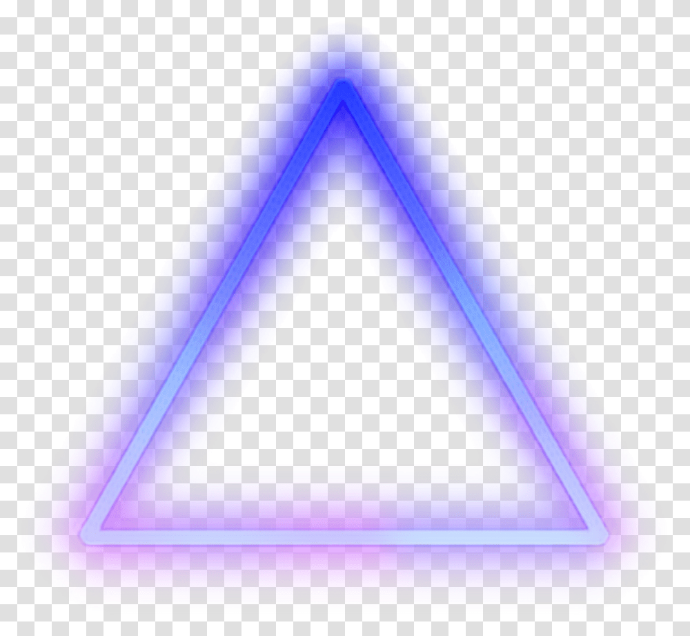 Neon Triangle Purple Magic Repost Remix Party Purple Neon Triangle Transparent Png