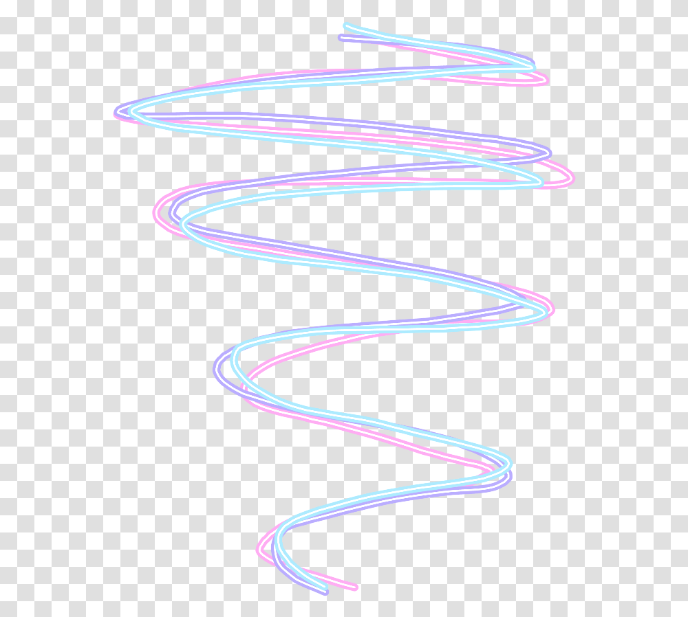 Neonpastelspiral Pastel Neon Pink Lilac, Wire, Bow, Leash, Whip Transparent Png