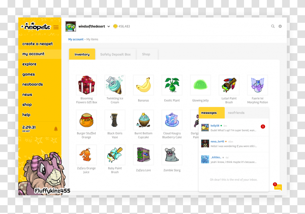 Neopets Redesign Jamie Jabbour Dot, File, Text, Webpage, Menu Transparent Png
