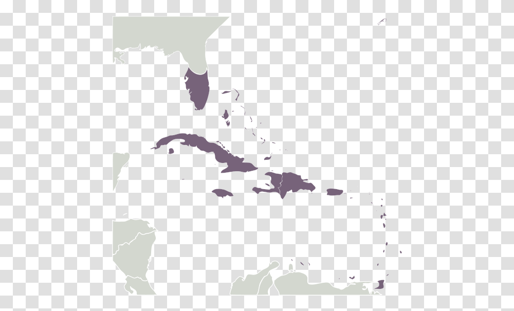 Neotropic Ecozone Caribbean Caribbean Map With Capitals, Diagram, Atlas, Plot, Astronomy Transparent Png